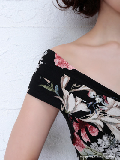 AN-OK1007☆Andyドレス☆新品タグ付☆PinkBeige S