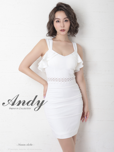Andy ドレス AN-OK2626 ワンピース ミニドレス andyドレス アンディドレス クラブ キャバ ドレス パーティードレス Andy⁄AN-OK2626⁄ワンピース⁄ミニドレス⁄フリル⁄カラードレス⁄バック