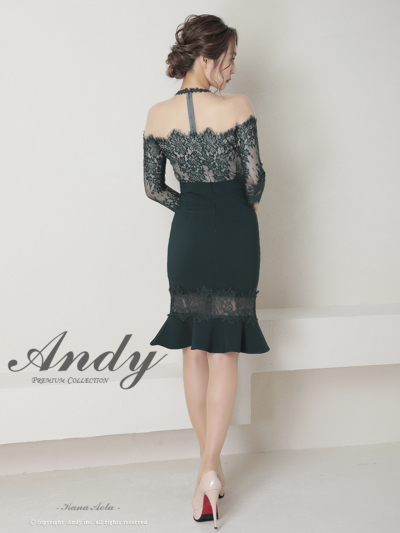 Andy オフショルダー レースドレス AN-OK2794 Andyドレス｜ [Andy]AN-OK2794｜Andyドレス 公式通販