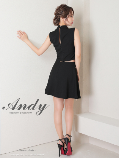Andy/アンディ】肩あき ホルターネック セクシー 袖あり