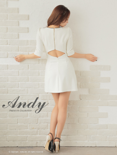 AN-ON2823 Andy キャバドレス Mサイズ ホワイト Andyドレス｜ [Andy]AN-ON2823｜Andyドレス 公式通販