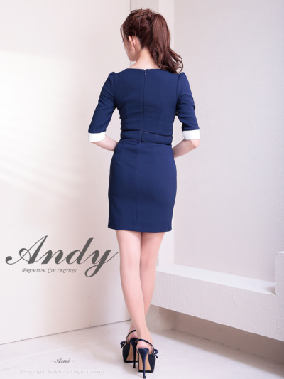 Andy 紺　ネイビー　ロングドレス　チャック　レース　キャミソール Andy 紺 ネイビー ロングドレス チャック レース キャミソール