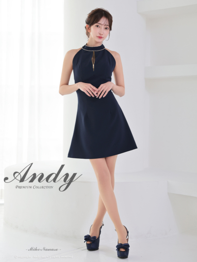 Andy ネイビー フィッシュテールドレス M フィッシュテールレースドレス(ネイビー)H1-401NA-M | パーティ