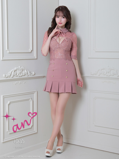 andy ドレス　マゼンタピンク anドレス｜ [an]AOC-N3368-wh-｜Andyドレス 公式通販