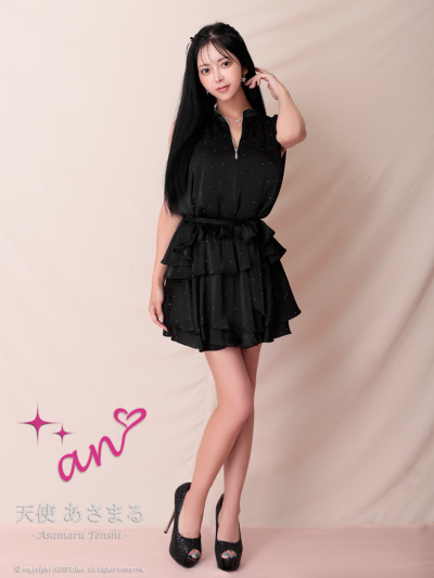 【新品】アン an ミニドレス AOC-3946 BLS anドレス｜ [an]AOC-3946｜Andyドレス 公式通販