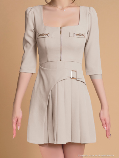 【andi abdulさん専用】 an/アン】スパンコール ツイード ビジュー セットアップ ジップ