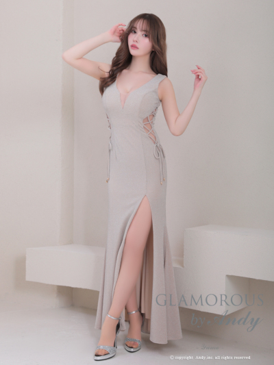 キャバドレス ロングドレス セパレート ツーピース Andy GLAMOROUS GLAMOROUS(グラマラス)ドレス｜ [GLAMOROUS]GMS-V812｜Andyドレス 公式通販