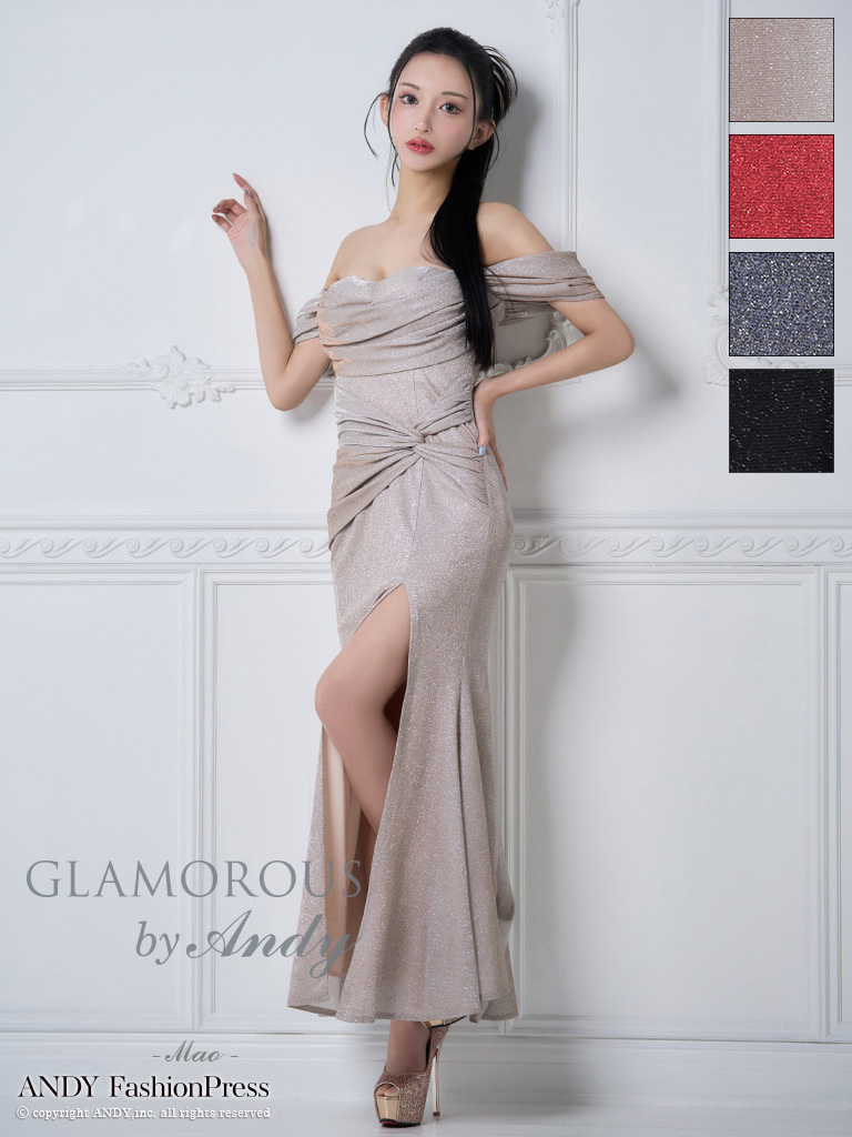 [GLAMOROUS by Andy]マーメイドロングドレス[GMS-V859] GLAMOROUS(グラマラス)ドレス｜ [GLAMOROUS]GMS-V859｜Andy