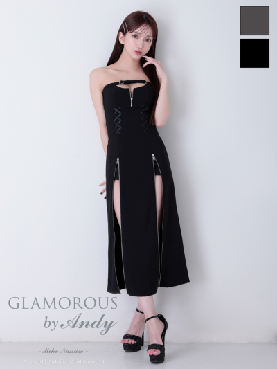 glamorous andy ドレス M ブラック 即日発送】GLAMOROUS by ANDY ドレス Mサイズ 【公式通販】