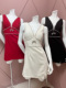Red / Ivory / black